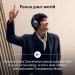 Sennheiser Momentum 4 Headphones - Bluetooth Headset for Crystal-Clear Calls, Adaptive Noise Cancellation, 60h Battery Life, Lightweight, Brown - Image 4