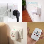 Worldwide Universal Power Adapter Converter | Travel Multi Plug Cable & with Build in Dual USB Charger for USA EU UK AUS Laptop Smartphone| Charger Plug for Phone, Laptop, Camera, Tablet - Image 4