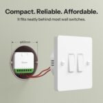 SONOFF MINI Duo（Matter Over WiFi） 2 - Channel WiFi Smart Switch, Matter - Enabled, 16A Total Load, Compact for Standard Boxes, Remote & Automated Control - Image 3