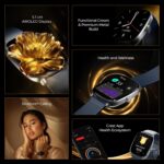 Boat Ultima Regal w/ 2.01”(5.10 cm) Crystal-Clear AMOLED Display, 1000 NITS Brightness,Premium Metal Body, Functional Crown, 100+ Sports Modes, Fitness Smart Watch for Men & Women (Sapphire Blue) - Image 3
