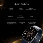 Boat Ultima Regal w/ 2.01”(5.10 cm) Crystal-Clear AMOLED Display, 1000 NITS Brightness,Premium Metal Body, Functional Crown, 100+ Sports Modes, Fitness Smart Watch for Men & Women (Sapphire Blue) - Image 6