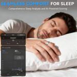 Smart Ring for Women Men,Sleep Tracking Wearable,Fitness Tracker Ring with Step/Heart Rate/Blood Oxygen/Distance/Calorie,Clock Vibration,No Subscription Fee,5ATM Waterproof, iOS&Android(Silver 7) - Image 4