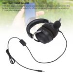 Yunir Gaming Headset,360° Surround Sound,50mm Drivers,3.5mm Plug in Headphones,Soft Earmuffs,Wired Headset for Watching Movies Listening to Music - Image 6