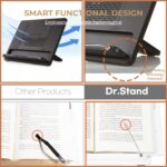 Dr.Stand Laptop Stand Adjustable & Portable | Foldable Laptop Table Stand for Desk | Lightweight Cooling & Reading Stand | Universal Holder for Laptops, Tablets & Books - Image 4
