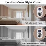 Fire turtle Smarthome Dual Lens Mini Fox | 5+5MP WiFi CCTV Camera with PTZ & Fixed View | AI Motion Detection, Color Night Vision, Two-Way Audio, 360° Coverage, App Remote Access (Dual Wall) - Image 4