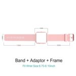 Simpeak Band Compatible with Fitbit Blaze Smartwatch Fitness, Silicone Wrist Band with Metal Frame for Fitbit Blaze Men Women, Small/Large - Image 3