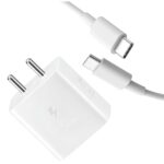The Black Store Charger 25w Compatible for M14 5G Cable M33 Adapter Type-C Set (White) - Image 4