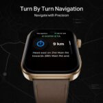 Boat Chrome Endeavour, Premium Metal Body, 1.96”(4.97cm) AMOLED Display,AI Coach Health Insights,Advanced S1 Processor,HRV,VO2 Max,Auto Watchface Refresh, Smart Watch for Men & Women (Cocoa Brown) - Image 5