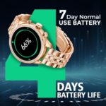 GameSir Genquella Premium Smartwatch for Women & Girls, Bluetooth Calling, 1.69” AMOLED HD Display, 100+ Fitness Modes, SPO₂ & Sleep Monitor, IP68 Waterproof, Stylish Design (Diamond Gold) - Image 5