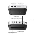 UGREEN Mac mini M4 Dock, 11-in-1 USB C Hub with 8TB M.2 NVMe Enclosure 10Gbps, 5X USB-A and 2X Type C Data Ports, SD/TF Card Slot, Docking Station & Stand for Mac mini M4/M4 Pro - Image 3