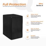 Cranique Polypropylene (PP) Water Resistant Dust Cover for Xbox Series X Gaming Console (XBX-NW-BLACK) - Image 3