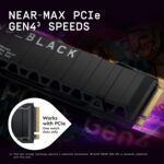 WD_Black Western Digital SN850X with Heatsink NVMe 8TB, Upto 7200MB/s R, 6600MB/s W, 5Y Warranty, PCIe Gen 4 NVMe M.2 (2280), Gaming Storage, Internal Solid State Drive (SSD) (WDS800T2XHE) - Image 8