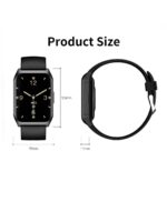 French Connection Smart Man Full Touch Smartwatch with Mesh Band (Color: Silver) with 1.69'' Large Display, Bluetooth, Sport Modes, Metal Body, Heart Rate Monitor, Multiple Watch Faces- E17-D - Image 4