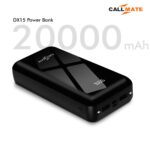 Callmate 20000mAh Power Bank, 15W Fast Charging| Buit-in 4-in-1 Cables | 4 Output Ports and 3 Input | Digital Display |LED Torch|for iPhone, Smartphones (15 W, Fast Charging) (Black, Lithium Polymer) - Image 3
