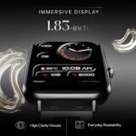 Fire-Boltt Ninja Blaze Smart Watch, Stainless Steel Strap & Steel Body, 1.83” Display Bluetooth Calling Built-in Mic & Speaker, 120+ Sports Modes, Smartwatch for Man and Woman Titan Silver - Image 5