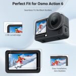 M.G.R.J® Tempered Glass Screen Protector for DJI Osmo Action 6 Camera (Rel. 2025) - Image 3