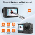 M.G.R.J® Tempered Glass Screen Protector for DJI Osmo Action 6 Camera (Rel. 2025) - Image 4