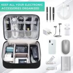 Flight of Fashion Nylon 2 Layer Gadget Organizer Case,Electronic Accessories Bag,Tech Organizer Pouch for Hard Disk,Pen Drive for Home&Travel-24X18X10 Cm-Multicolor - Image 4