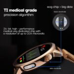 Vibez by Lifelong Xena Smartwatch for Women with HD Display| ECG+PPG|Body Temprature|24x7 Heart Rate & SpO2 Tracking| Sports Mode|IP68|10 Days Battery Backup(VBSWW126, Gold) - Image 5