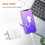 Amazon Basics 12W Dual Port Fast Charger | 12W Max Output | Universal Compatibility | Includes 1 m Micro USB Cable | Travel Friendly - Image 7