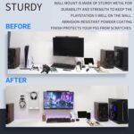 Shuchi PS5 & PS4 Controller Stand and Wall Mount – DualSense & DualShock 4 Holder | PS5 Wall Mount Stand & PS4 Stand for Desk | Gaming Setup Accessories Organizer - Image 4
