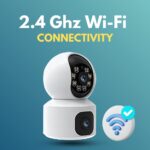 Maizic Smarthome Supercam 5+5 MP CCTV Camera 360° Coverage Security WiFi Camera for Home, Pan & Tilt, Color Night Vision 20M, Human Detection, Smart Motion Tracking, 2-Way Talk, Live View - Image 4