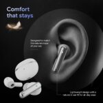 Fire-Boltt Newly Launched Aero Luxe TWS Earbuds with Custom EQ, Bluetooth 5.4 Wireless Earphones, 50H Playtime, Fast Charging Case, 50ms Low-Latency Gaming & Touch Controls Polar White - Image 6