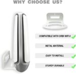 Wall Mount for Orbi Tri-Band Mesh WiFi 6 Router RBS850 / RBK852 / RBK853 / RBS750 / RBS751 / RBK752 / RBK753 / AX4200 / AX5700 / AX6000 (Pack of 3) - Image 4