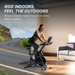 Fitkit by Cult FK7004 Premium Magnetic Spin Bike | 130kg Support | Stepless Resistance & 8kg Flywheel | LCD Display with Heart-Rate Tracking | Tablet Holder | Smooth & Silent Ride for Home Fitness - Image 6