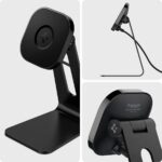 Spigen Magnetic Stand Compatible with iPhone 17/16/15/14/13/12 Series, AirPods Pro 2/1, AirPods 4/3 - Black (Magnetic Phone Stand with Wireless Charging Pad) - Image 3
