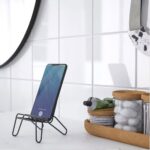 Ikea Alloy Steel KRUBBET Holder for Mobile Phone, Black - Image 4