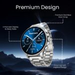 Fastrack Marvellous FX2 1.54" Super AMOLED Smart Watch with SpO2, Sleep Monitor, BT Calling, Metal Body, Voice Assistant, 100+ Sports Modes – Smartwatch for Professionals (Black) - Image 4