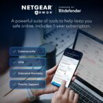 NETGEAR Nighthawk 6-Stream Dual-Band WiFi 6 Router (RAX54S) - Security Features, AX5400 Wireless Speed, up to 5.4 Gbps, Covers up to 2,500 sq. ft., 25 Devices, Subscription - Image 4