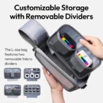 Ulanzi BP15 SeeClear Tech Pouch | Transparent Storage Bag for Cables, Chargers, Gadgets & Accessories | Travel-Friendly & Durable Organizer - Image 4
