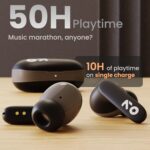 GOBOULT Y1 Ear Buds Wireless with 50Hr Playtime, Clear Calling ENC Mic, Low Latency Made in India, Gaming, 10mm Bass Drivers Earbuds Buds TWS Bluetooth (Black) - Image 4