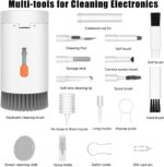MeRaYo Multipurpose 20 in 1 Electronic Gadget Laptop Cleaner Kit Gadget Laptop Cleaning Kit Combo for Mobile Keyboard Computer Device (White Color) - Image 3