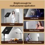 Premium RL-19 LED Panel Light with 7 Feet Adjustable Metal Tripod, for Video Photo Studio Lighting | YouTube | Makeup | Live Streaming | Video & Vlogging - Image 5