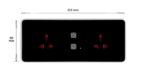 Smart Switch Board : 2 Switch + 2 Socket (WiFi + Remote) (Black) (6M Size) 3 Year Warranty | Works with SmartLife App, Alexa, Google, Siri | Glass Touch - Image 6