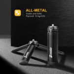 Zeadio Metal Mini Tripod, Desktop Tabletop Stand Compact Tripod for Smooth 4, Osmo Mobile, Vimble 2, Gimbal Handle Grip Stabilizer and All Cameras - Image 3