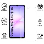 WOW IMAGINE Unbreakable Nano Film Glass Screen Protector for Samsung Galaxy F70e 5G | M07 | F07 | A07 | A07 5G [ Flexible like a Screen Guard, Harder than a Tempered Glass ] - Pack Of 2 - Image 4