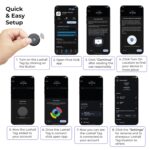 Zebronics Smart Finder Tag (Android Only), Google Find Hub Compatible, Ring to Find, Lost Mode & Real Time Item Tracking, Quick Setup, 1 Year Battery Backup, Lanyard Included (Loshall Tag, Black) - Image 5