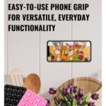 LikeStar® Sticky Grip Pad for Smartphone Case – Extra Strong Adhesive Back Pad, Anti-Slip & Shock Absorbing Grip, Hands-Free Mount for Car, Desk, Wall & Dashboard, Washable & Reusable - Image 6