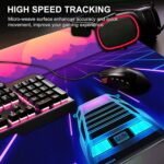 Extended Gaming Mouse Pad (800mm x 300mm x 3mm) Extra Large Gaming Mouse Mat for Gamer, Waterproof Office Desktop Mat (Drift) - Image 4