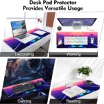 Extended Gaming Mouse Pad (800mm x 300mm x 3mm) Extra Large Gaming Mouse Mat for Gamer, Waterproof Office Desktop Mat (Drift) - Image 7