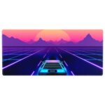 Extended Gaming Mouse Pad (800mm x 300mm x 3mm) Extra Large Gaming Mouse Mat for Gamer, Waterproof Office Desktop Mat (Drift) - Image 9
