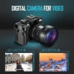 G-Anica 4K Digital Camera for Photography, 48MP Vlogging Camera with WiFi, 180° Flip Screen, 16X Digital Zoom, Wide-Angle & Macro Lens - Image 3