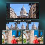 G-Anica 4K Digital Camera for Photography, 48MP Vlogging Camera with WiFi, 180° Flip Screen, 16X Digital Zoom, Wide-Angle & Macro Lens - Image 4