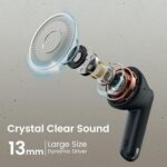 Portronics Harmonics Twins S18 in Ear TWS Earbuds with 30H Playtime, in Built HD Mic, Game/Music Mode, 13mm Dynamic Driver, Low Latency, Touch Control, Type C Fast Charging, Light Weight(Black) - Image 4
