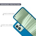 SPRIG Compatible with Realme GT 2 Pro Phone Liquid Silicone Cover Premium Back Cover Drop Tested Shock Proof Mobile Case for Men, Women, Boys and Girls with Camera Protection (Navy Blue) - Image 5
