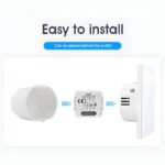 Ledgebit LT-2CHM Matter Wi-Fi Smart Switch – 10A, Smart Life App Control, Remote Control with Alexa & Google Home, 2-Gang Breaker Module - Image 6